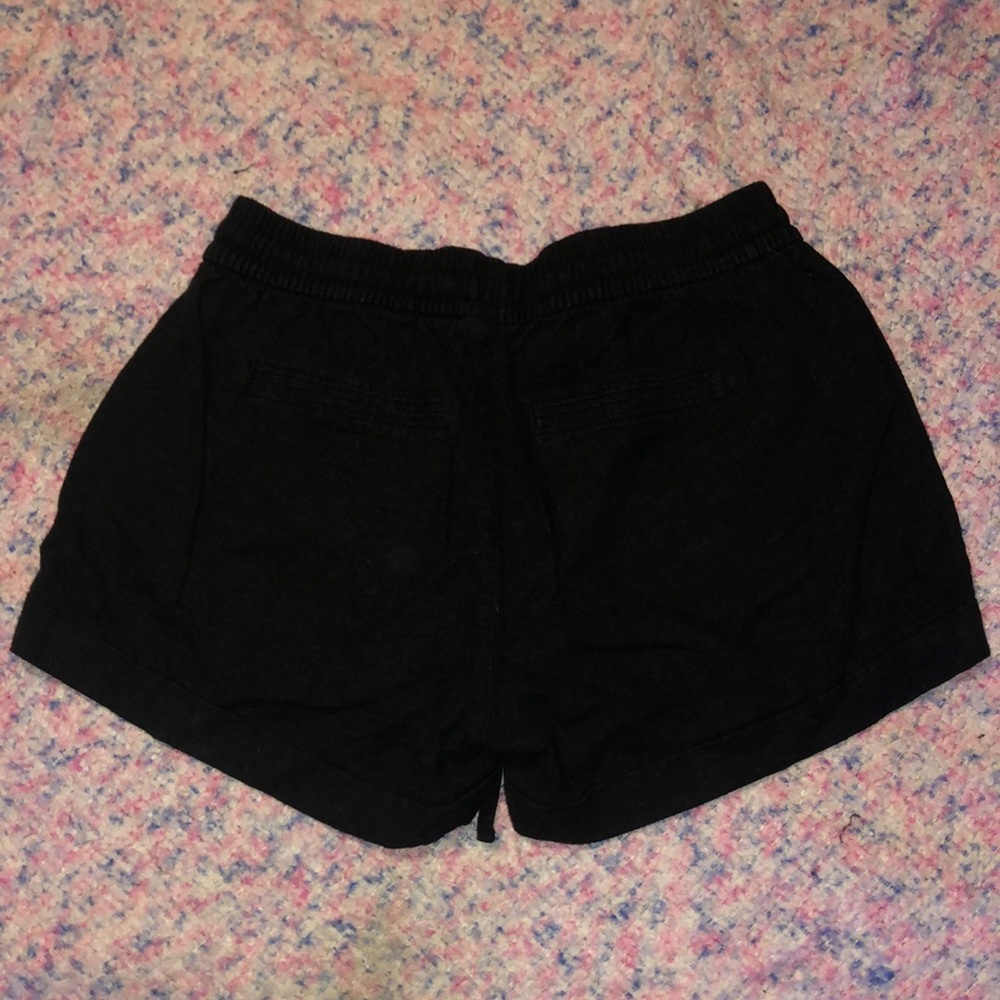 Black stretchy shorts
